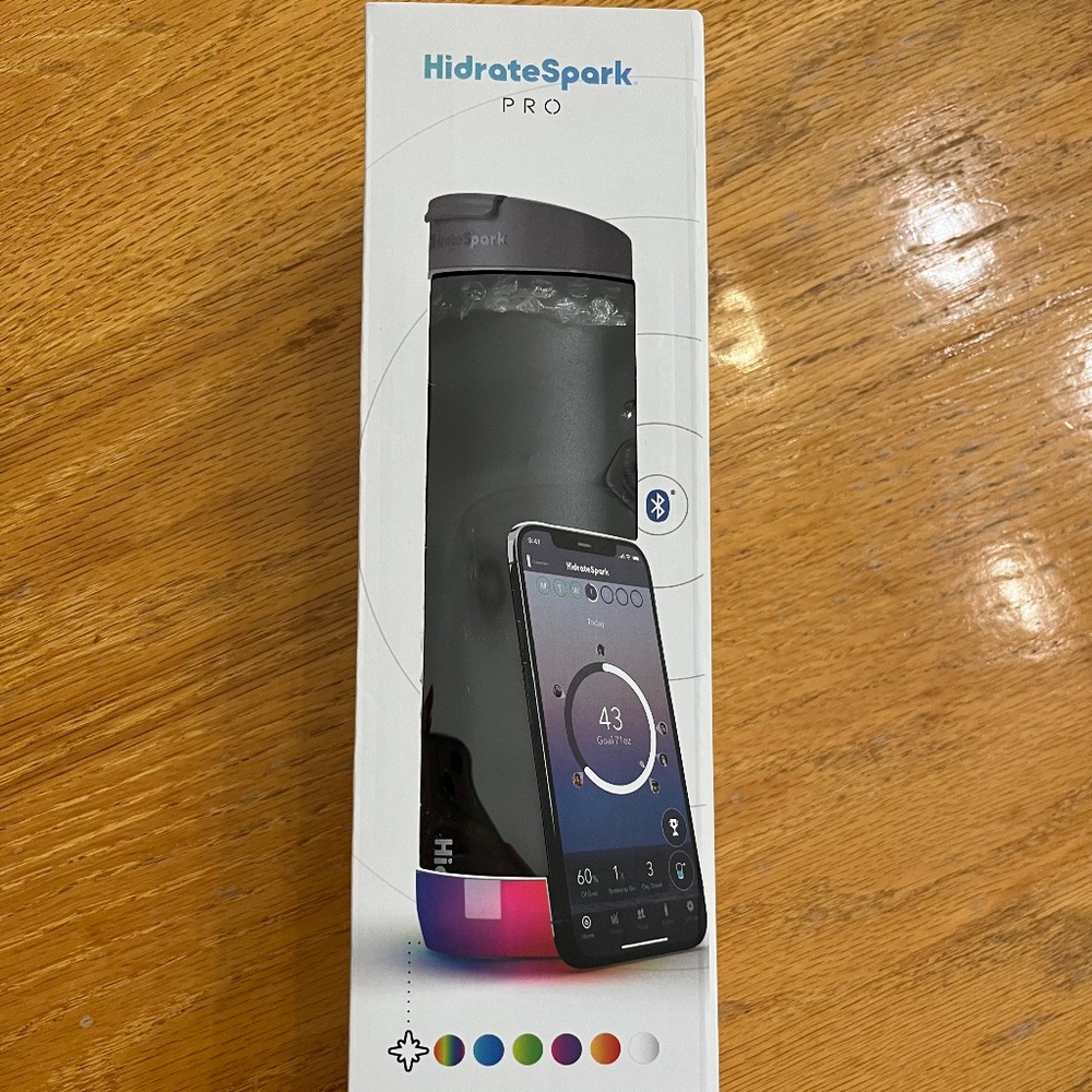 HidrateSpark Pro Smart Water Bottle 21 oz NEW
